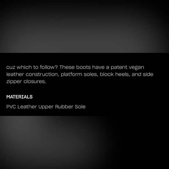 NIB Dolls Kill Lady GoDiva Wicked Head Versus Heart Platform Boots Cannon Black - Picture 16 of 16